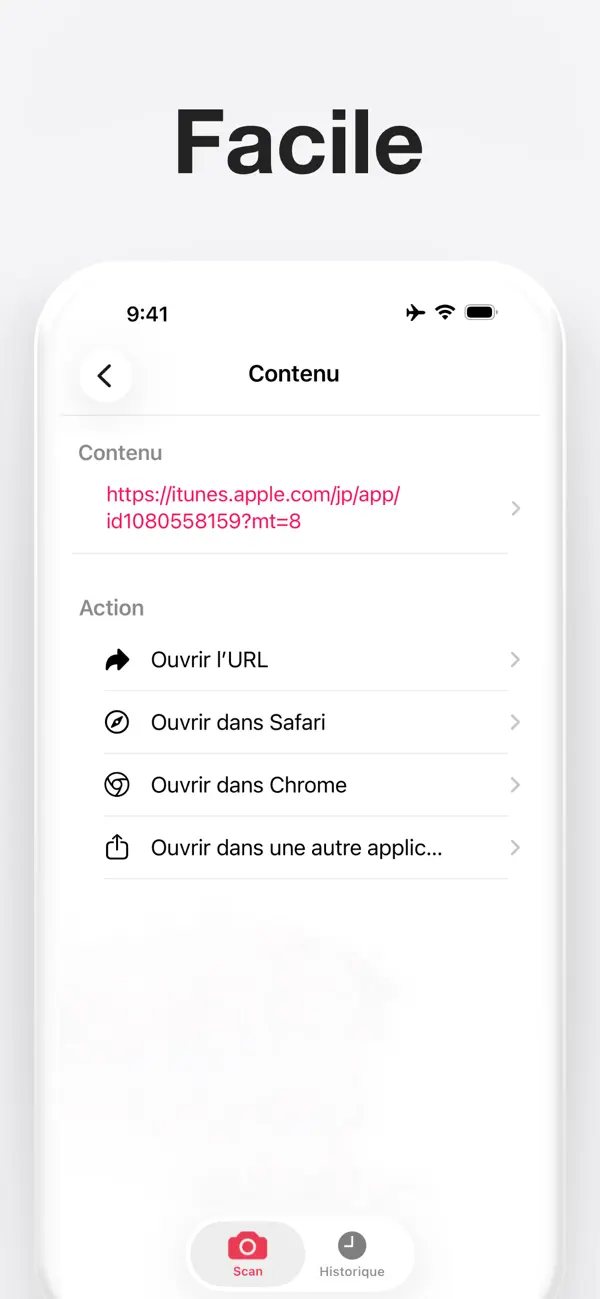 Screenshot #2 pour Lecteur QR Code - Scanner app
