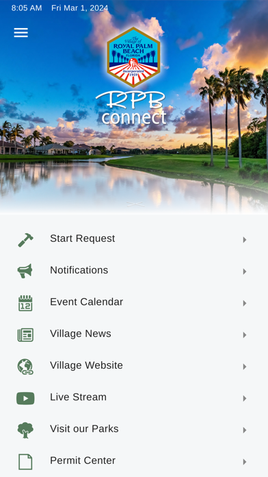 Screenshot 1 of RPB Connect App