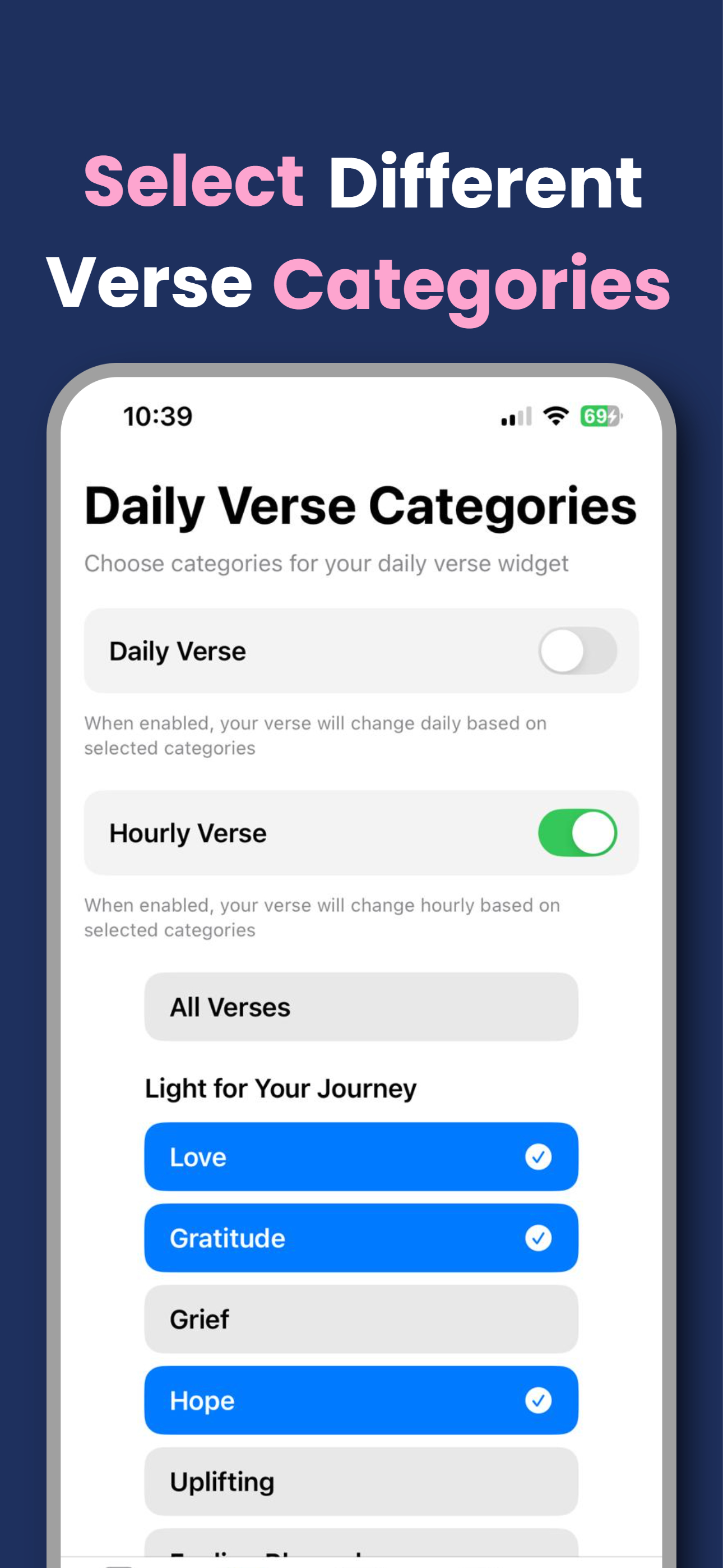 Scriptr: Bible Verse Widget screenshot 8