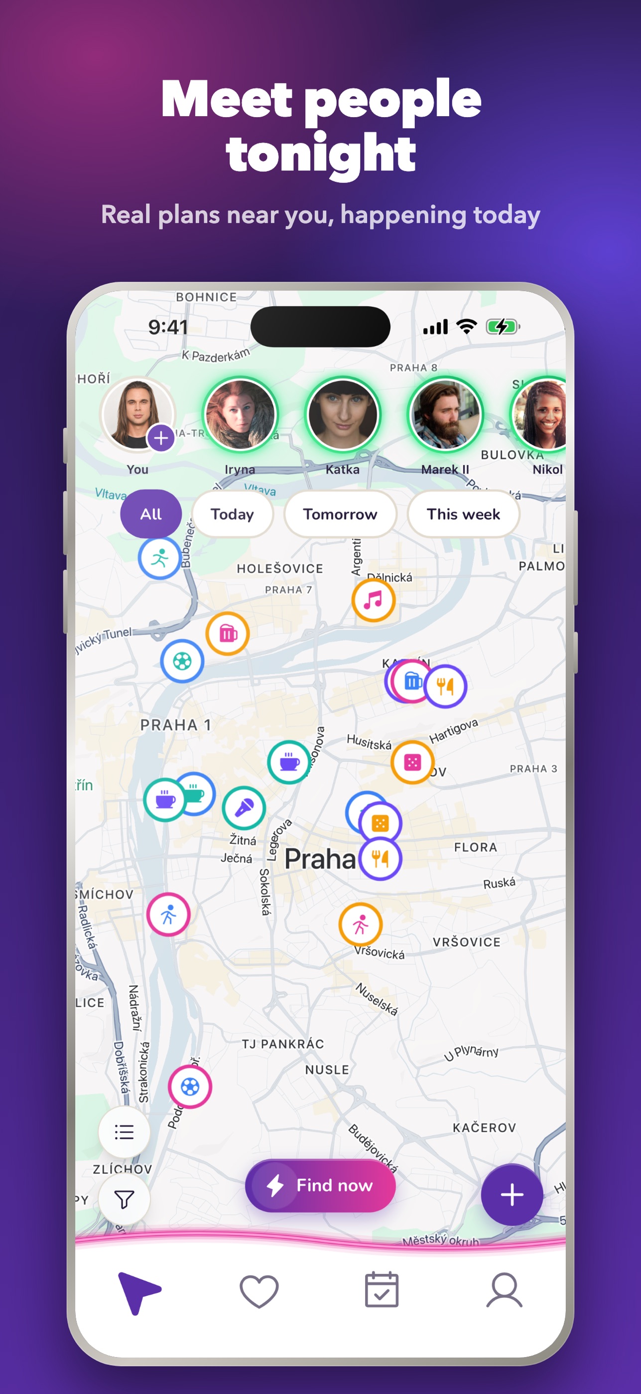 Screenshot 1 of Spontly: Meet Today