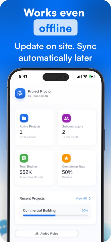 Project Proctor: Construction - App de Economía y empresa | MWM