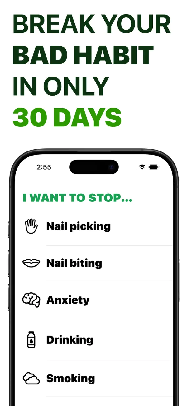 Screenshot #2 pour Break Bad Habits Daily Tracker