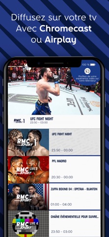 RMC Sport – Live TV, Replay iPhone screenshot 5