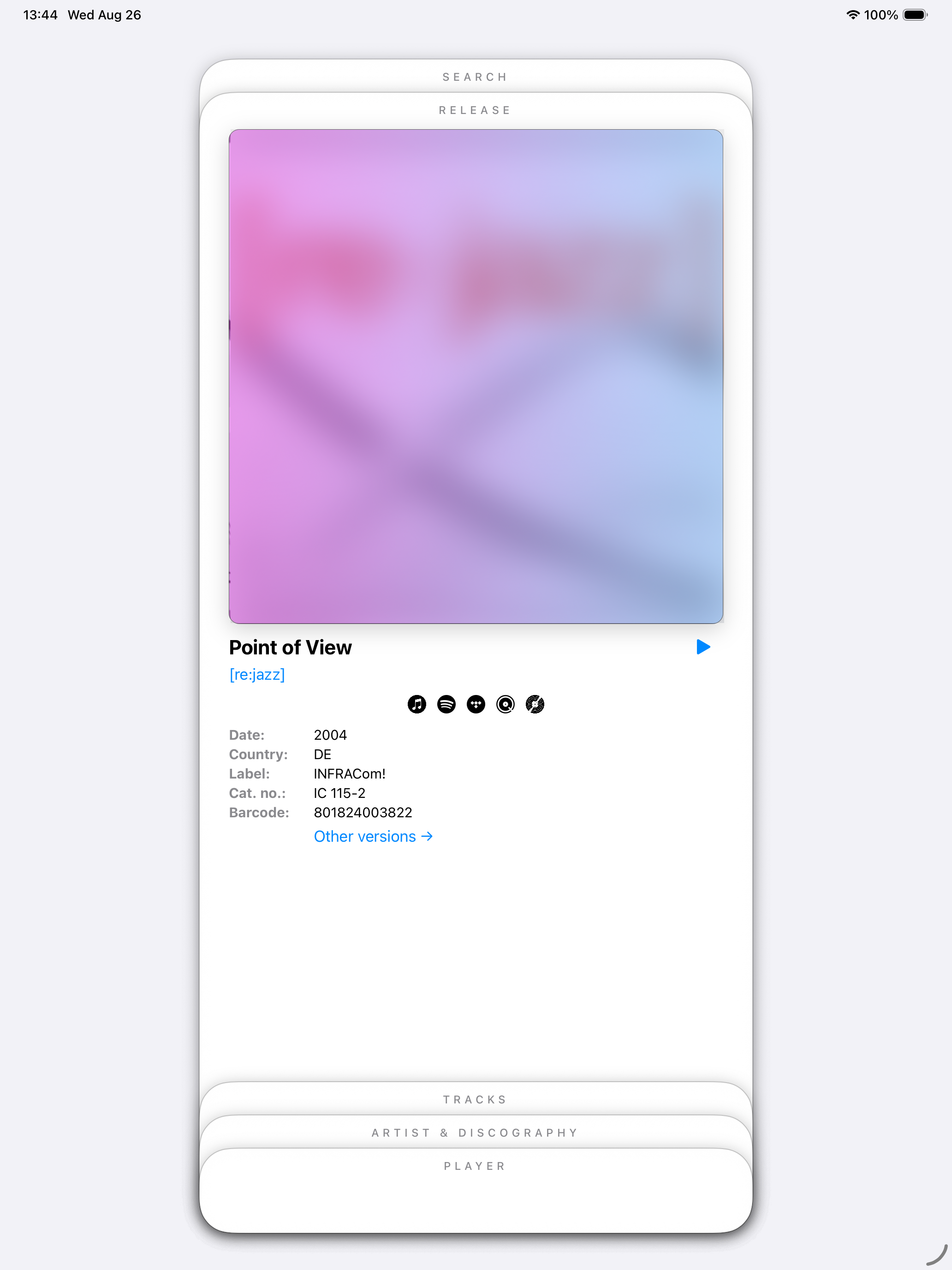 MusiCards Release Viewer screenshot 8