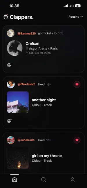 Clappers screenshot 1