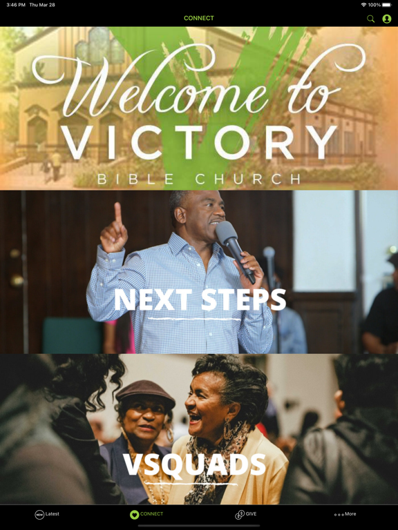 VBC Pasadena iPad screenshot 1 - Lifestyle app