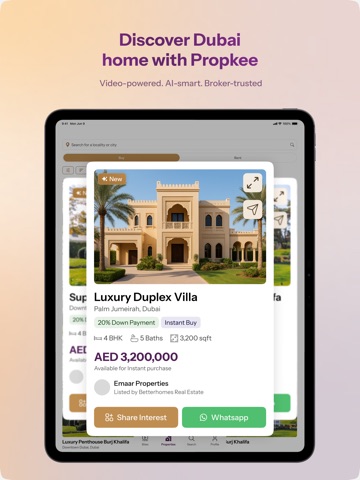 Propkee-Global Real Estate iPad screenshot