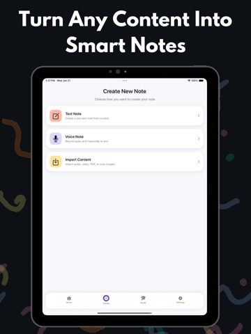 AI Notes & Voice Recorder iPad screenshot