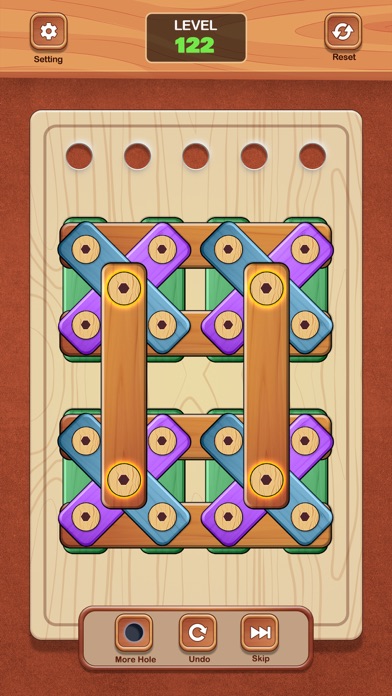 Tangle Screw - Wood Nut & Bolt Screenshot