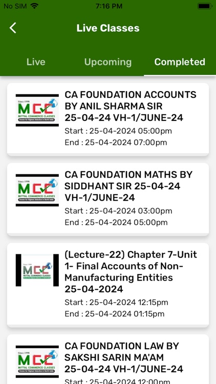 MCC Live App screenshot-3