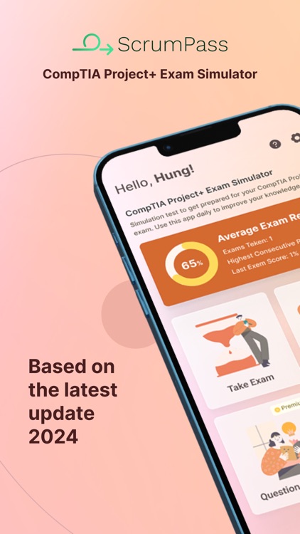 CompTIA Project Exam Simulator