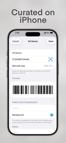 Wrist Codes: Barcode Wallet Screenshot 2 of 4