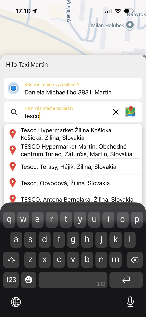 iPhone screenshot