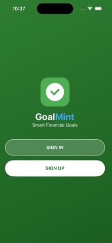 GoalMint: Finance Goal Tracker screenshot
