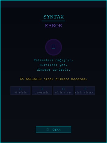 Syntax Error DS iPad screenshot