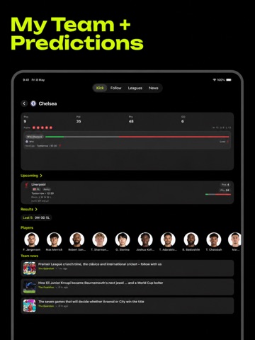Kickoff LIVE iPad screenshot