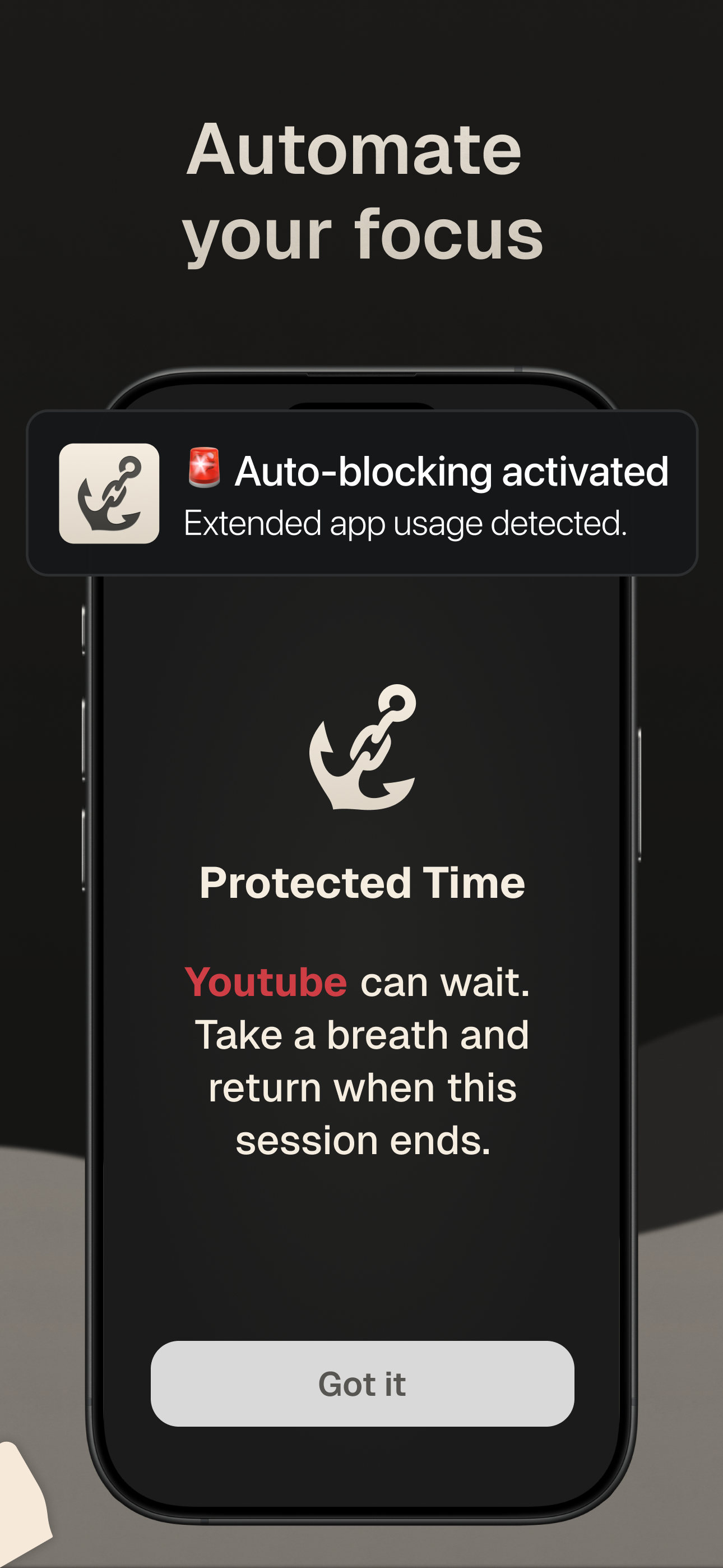 Tether: Focus & Accountability screenshot 4