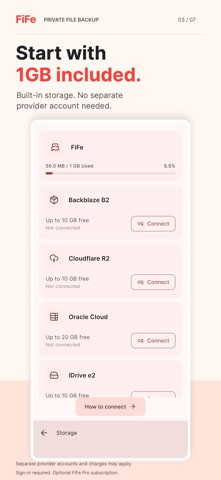 FiFe: Encrypted Cloud Storage Screenshot 3 of 7