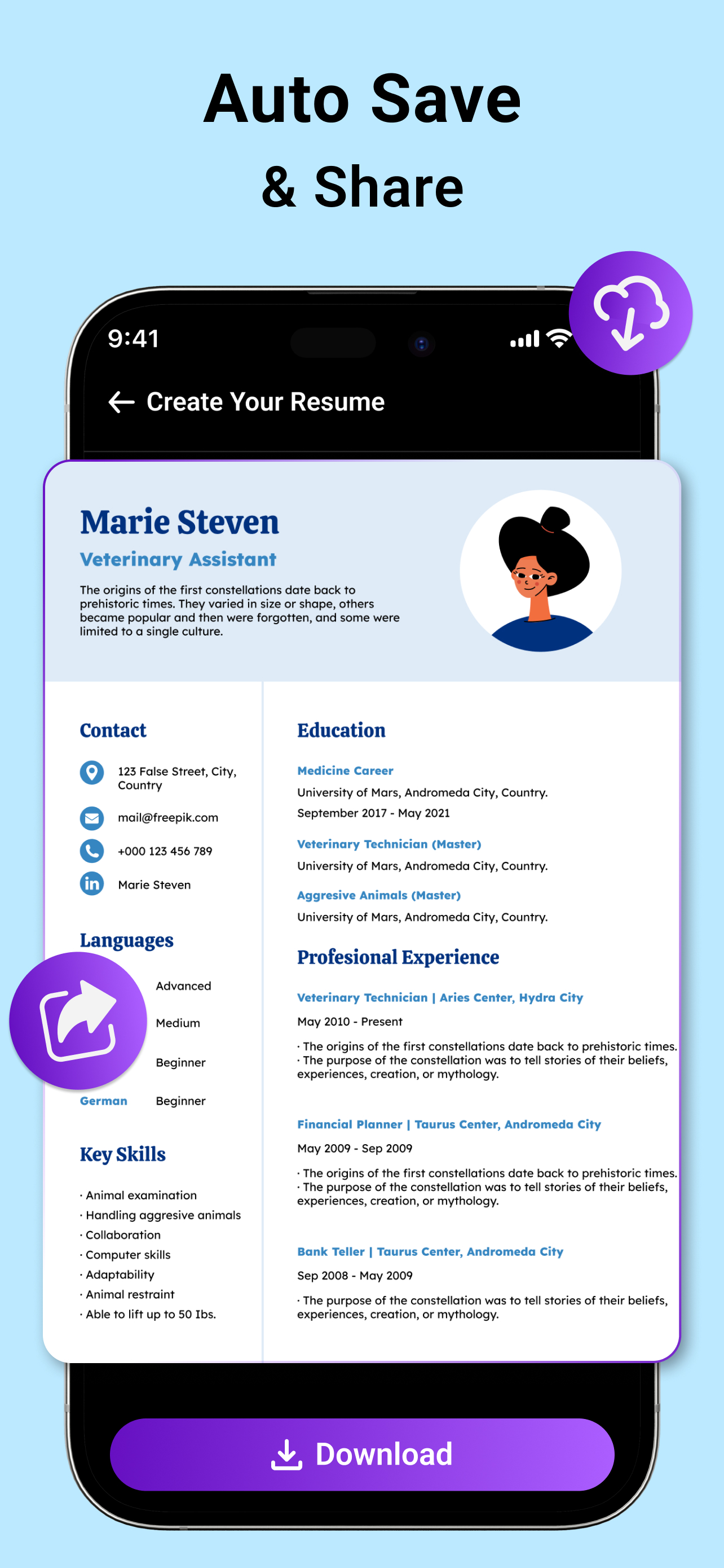 Resume Builder - NextCV screenshot 3