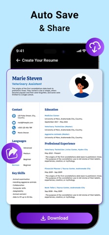 NextCV: AI Resume Builder iPhone screenshot