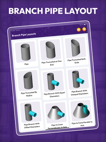 Branch Pipe Layout iPad screenshot