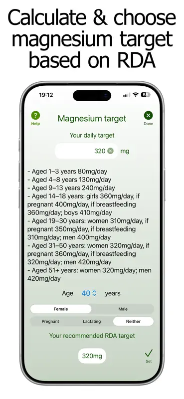 Magnesium Counter and Tracker screenshot 5 of 10