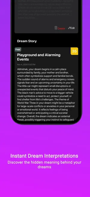Dream Story AI Journal Meaning screenshot 3