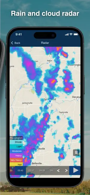 meteoblue weather & radar maps screenshot 3