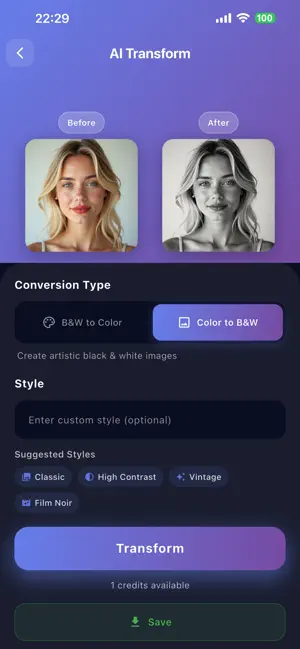 Photochrome - AI Photo Editor screenshot 3