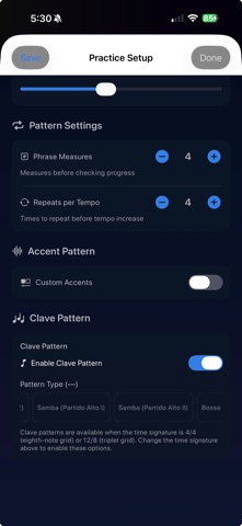 RhythmRamp: Metronome & Tuner screenshot