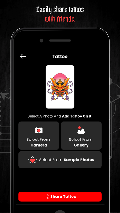 AI Tattoo Ink Design Screenshot