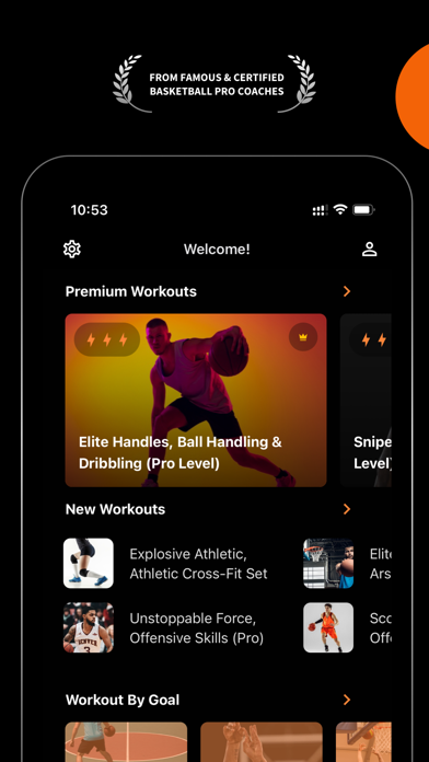 SpotBasket Basketball Training Screenshot