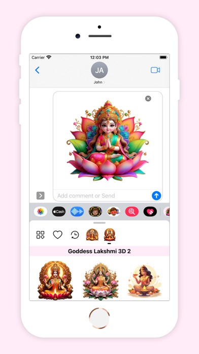 Screenshot 2 of Goddess Lakshmi 3D App