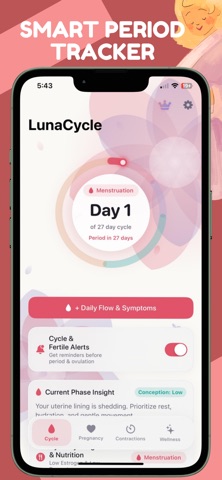 Period Tracker & Pregnancy App Screenshot 1 of 5