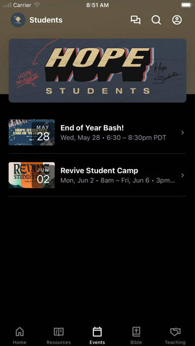 Hope Students LV Screenshot