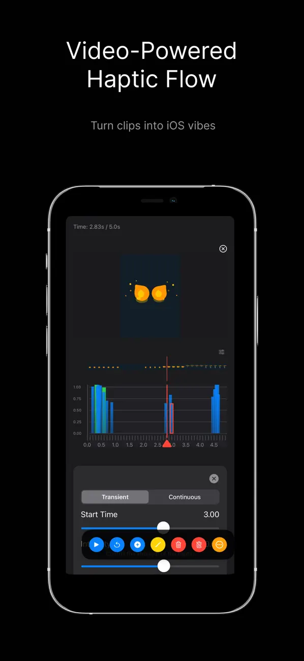 #3. HapticSync - Vibration Studio (iOS) Ved: Konstantinos Meletiou