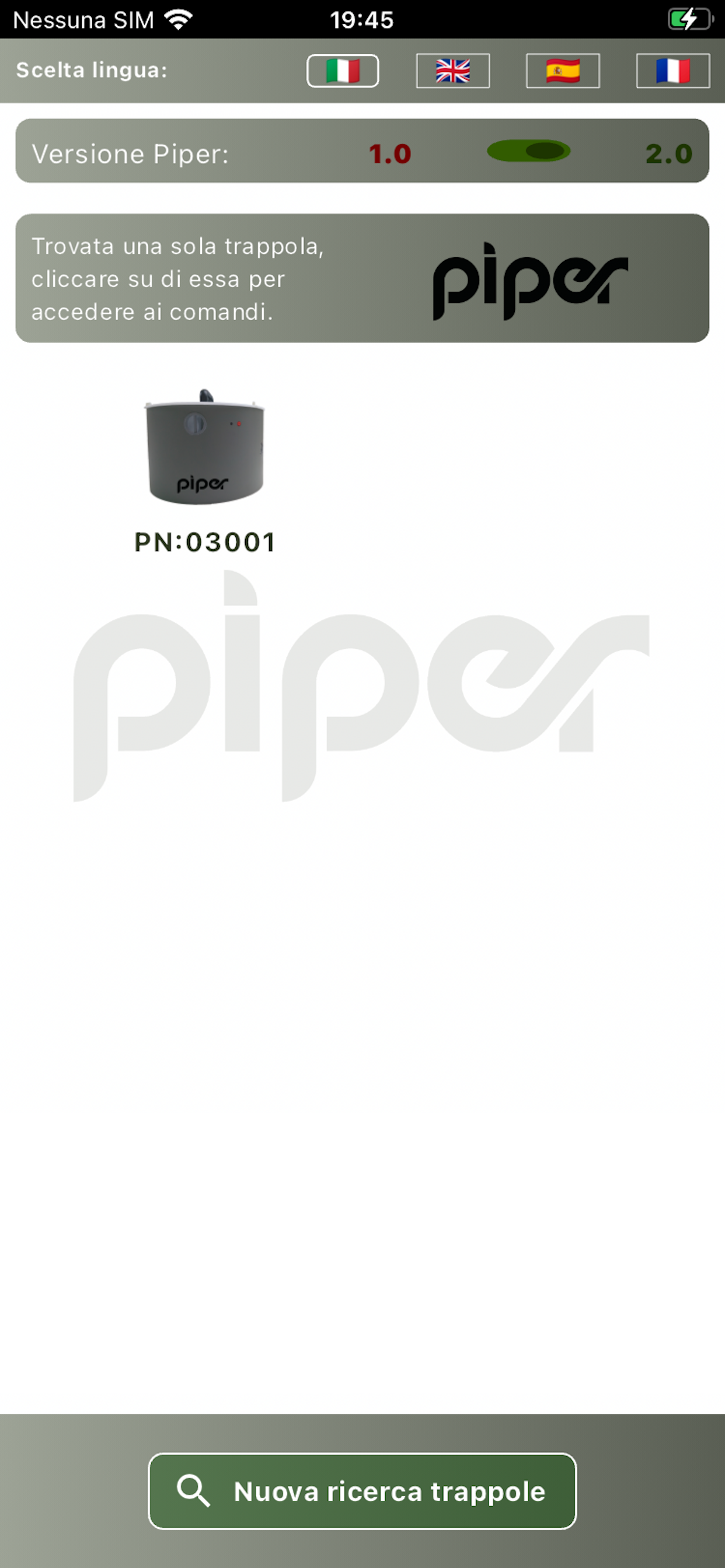 Piper trappola roditori