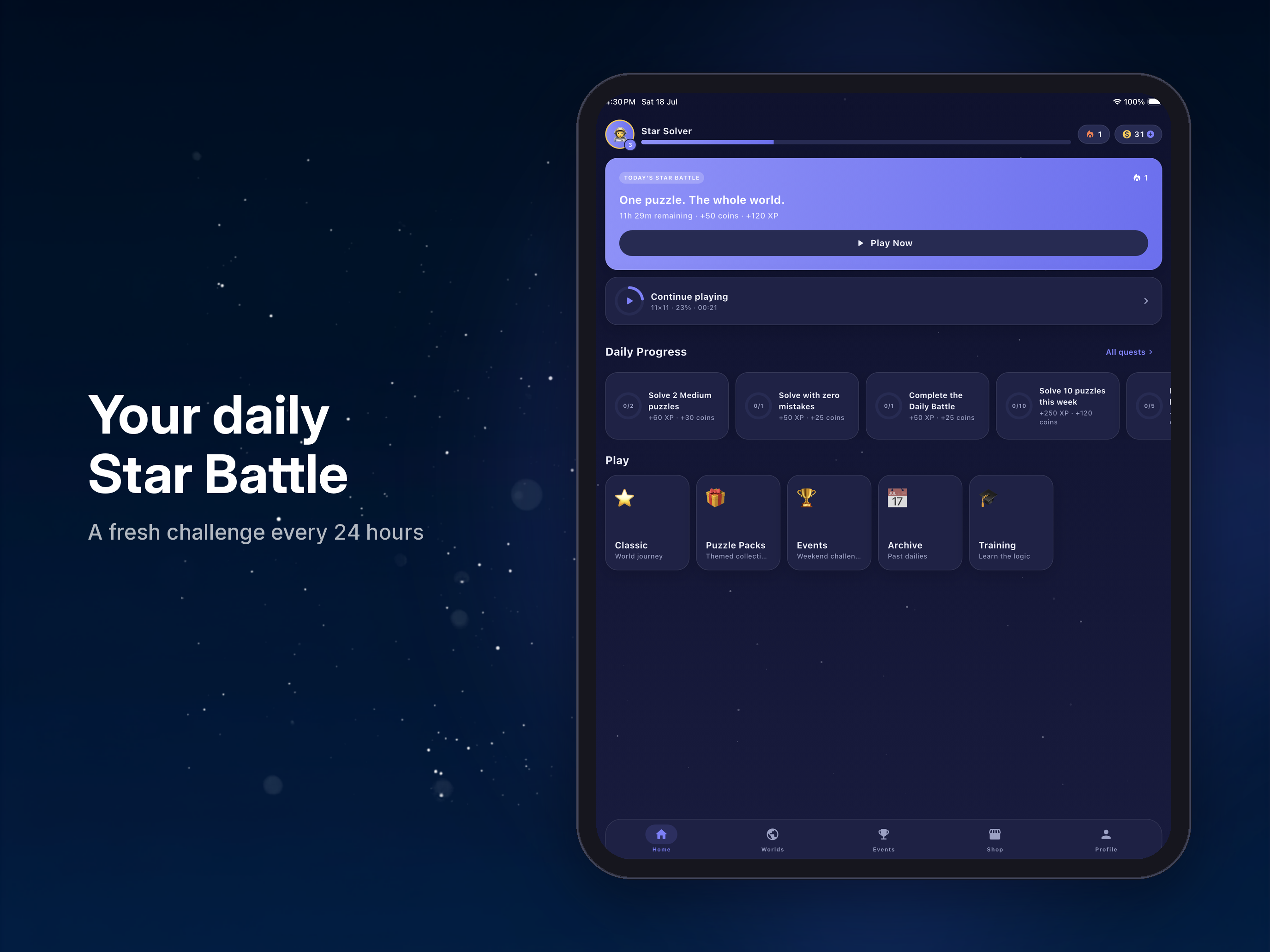 Star Battle: Logic Puzzle screenshot 16