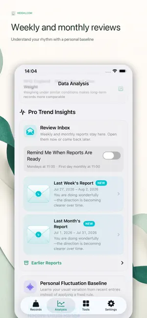 Weighloom screenshot 3
