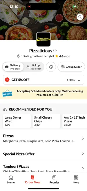 Pizzalicious Ferryhill screenshot 2