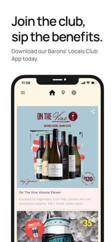 Liquor Barons Locals Club iPhone screenshot
