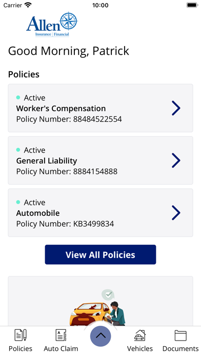 Allen Insurance Mobile Screenshot