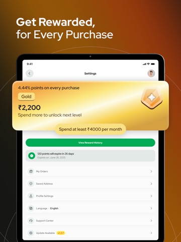 VegMove: Grocery App iPad screenshot