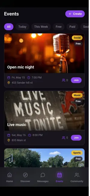 Spark: Local Events screenshot 4