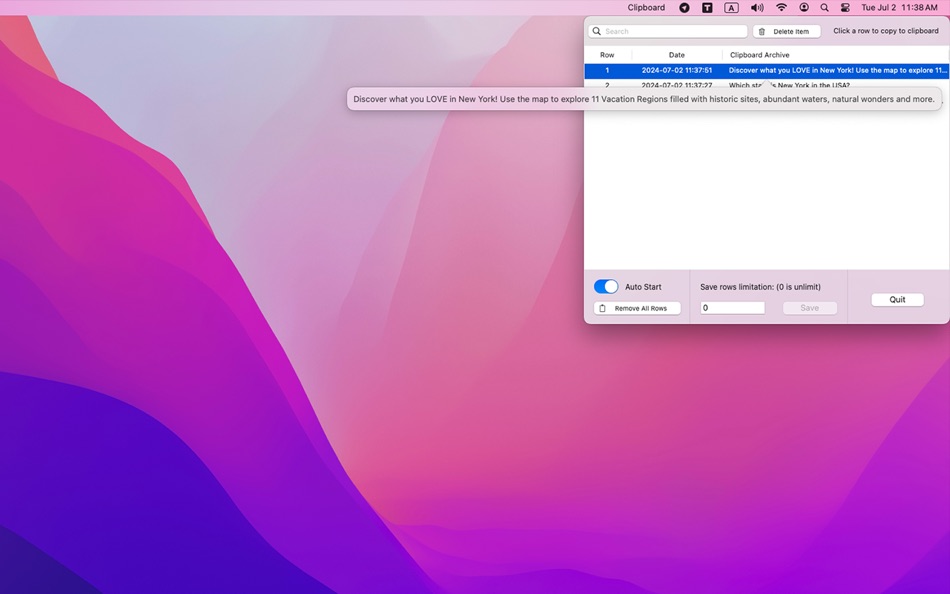 #2. AutoSave Clipboard (macOS) Podle: Khatuli Todua
