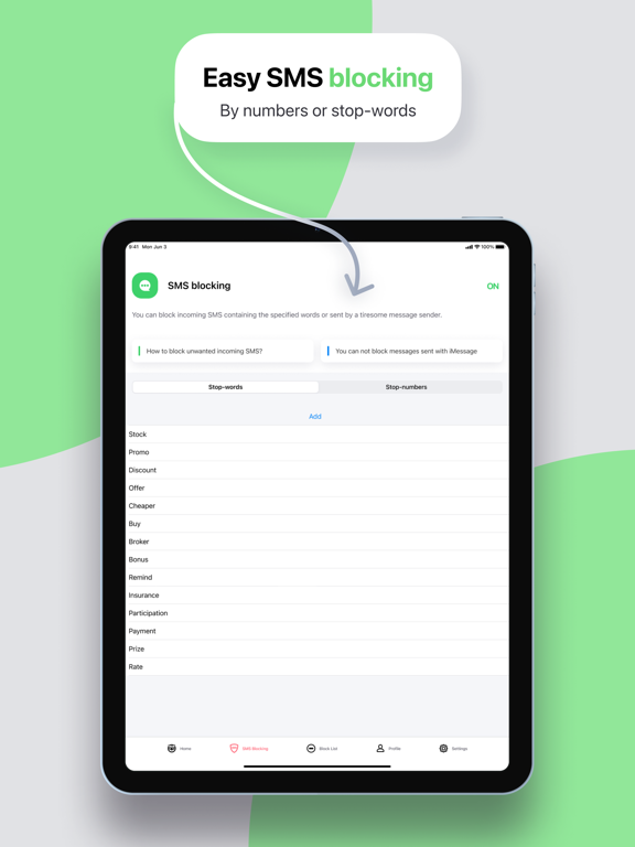 NumBuster. Real Name Caller ID iPad screenshot 4 - Utilities app