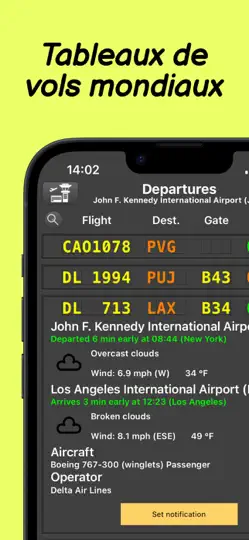 Capture d'écran de Flight Board | Traqueur De Vol sur iPhone 5