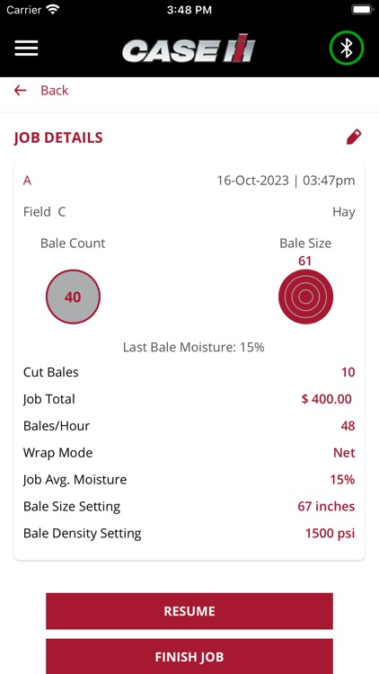 Case IH Bale Manager