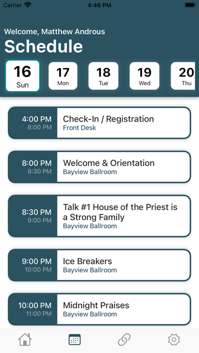 Clergy Family Retreat Screenshot