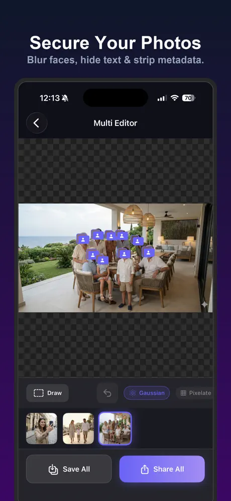 BlurPass: Privacy Photo Editor 应用截图